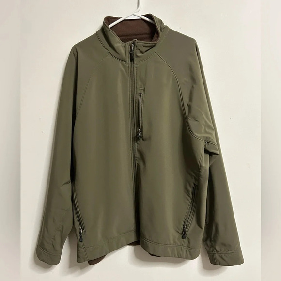 Landway Dark Green Wind  Resistant Coat - Picture 1 of 4